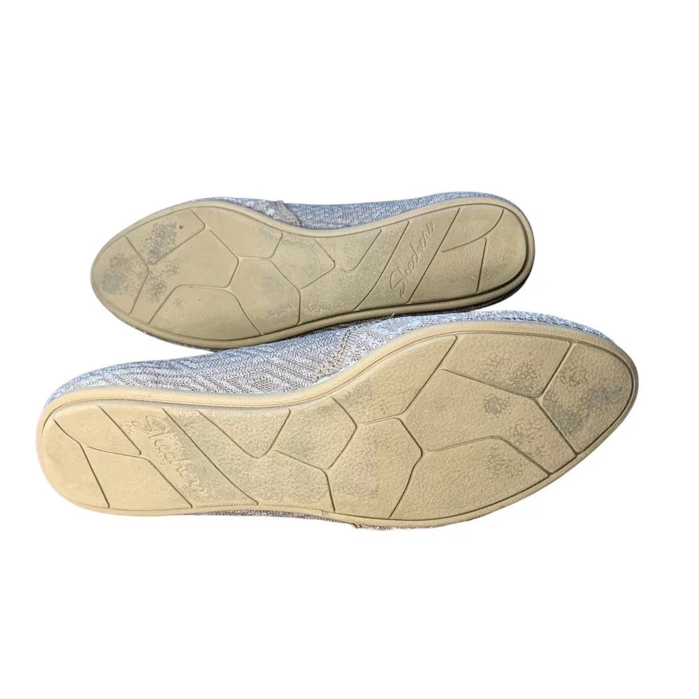 Sketchers‎ Modern Comfort Women's Slip On Dark Taupe Cleo Ballet Flat Size 8.5